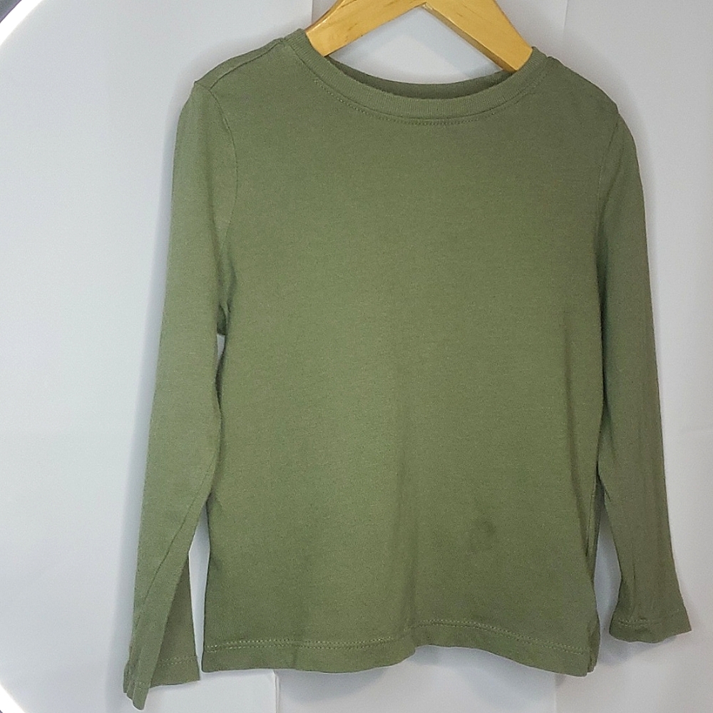 FREE ADD-ON‼️ Old Navy Green Kids Long Sleeve Shirt - Size 3T  (small spot)